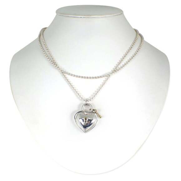 TIFFANY Authentic Silver Heart Necklace